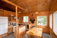 Rustic Kitchen In Ajax Lake Fishing Cabin