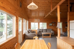 Ajax Lake Outpost Cabin Dining Area