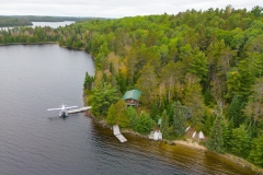 Wide Aerial View Of Ajax Lake Wilderness