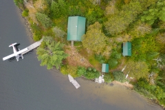 Float Plane Docked At Ajax Lake Outpost