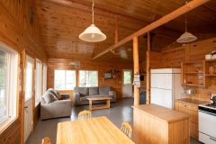 Bright Interior Of Ajax Lake Remote Cabin