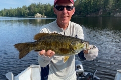 Angler Holding Great Catch Smallmouth Bass