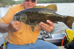Guest Holding Fat Northern Ontario Bass