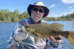 Happy Angler with Abundance of Bass