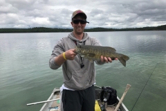 Satisfied Guest with Awesome Smallmouth Bass