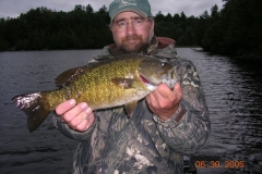 Trophy Smallmouth Bass from a Remote Outpost