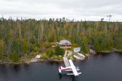 Float Plane Parked At Cleftrock Lake Outpost