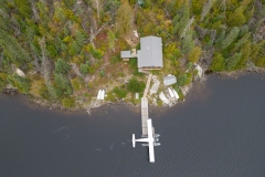 Fly-In Cabin And Dock From Above