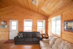 Comfortable Lounge Seating At Remote Fly-In Cabin