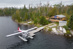 Dock And Float Planes At Fly-In Outpost
