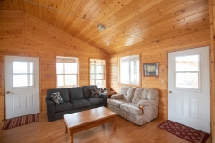 Great Room Inside Cleftrock Lake Outpost Cabin