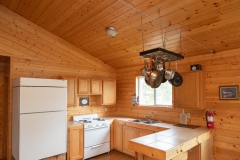 Full Kitchen Inside Cleftrock Lake Outpost Cabin