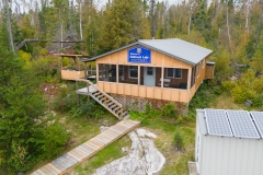 Exterior Of Cleftrock Lake Remote Outpost Cabin