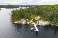 Fly-In Cabin And Dock On Gordon Lake