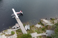 Dock And Float Plane At Gordon Lake Outpost