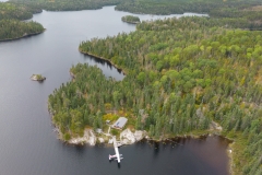 Aerial View Of Gordon Lake And Outpost