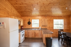 Kitchen Counter Seating In Fly-In Fishing Cabin