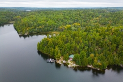 Aerial View Of Kishkutena Lake Wilderness