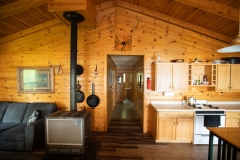 Open Interior View Through Fly-In Cabin