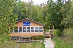 Exterior View Of Loonhaunt Lake Outpost Cabin