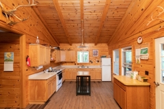 Kitchen Area Inside Loonhaunt Lake Outpost