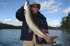Big Gator Pike Shown on Blue Lake Afternoon