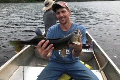 Relaxed Afternoon Walleye Bite on Quiet Northern Lake
