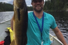 Big Walleye Landed at Remote Northwest Flying Outpost