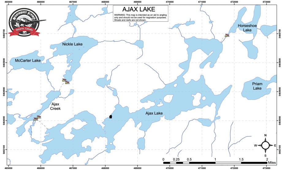 Ajax Lake Map